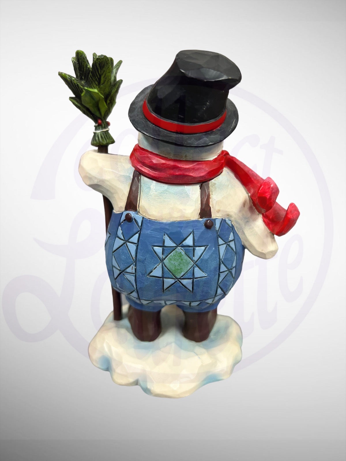 Jim Shore Heartwood Creek - Keep Your Spirits Up Small Snowman Figurine (No Box)